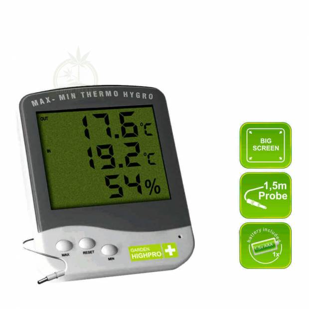 Garden HighPro Thermo Hygrometer Premium