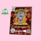 Red Hot Cookies Seeds in plastic holder on a red paper with sweet seeds elephant logo and pink background and green Grow Island logo in the left corner
