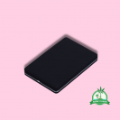 G Scale EQ 100 g - 0,01g closed black color with pink background and green Grow Island logo in the right corner