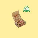 RAW Masterpiece in a smaller box rolls and filters with yellow background and green Grow Island logo in the right upper corner