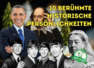 10 berühmte historische Persönlichkeiten, die mit Cannabis in Verbindung standen