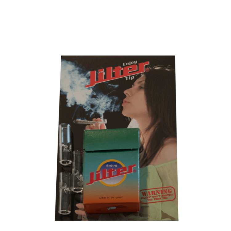 Jilter XL Glaspipe Glass Tip mit Packung
