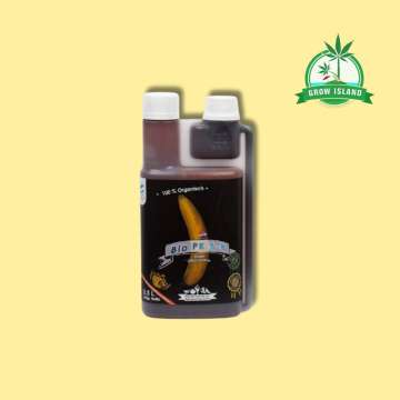 Bio Tabs Bio PK 5-8 one 1l plastik bottle with yellow background and green GrowIsland logo in the right upper corner