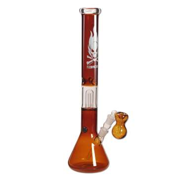 Black Leaf Icebong Percolator 'Flaming Skull'