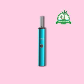 XMAX V3 Nano Vaporizer Blue with hell rose background and green grow Island logo in the right upper corner