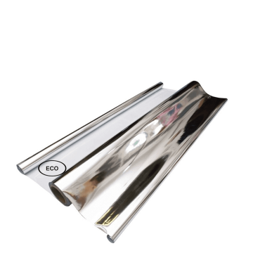 Silber Weiss Eco Mylar 90mu 1,25 x 10m