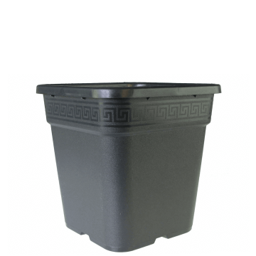 Vierkanttöpfe quadratische Pflanztöpfe für Erde und Kokos 28,5 x 28,5 x 28,5cm - 14l