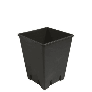 Vierkanttöpfe quadratische Pflanztöpfe für Erde und Kokos 16 x 16 x 20cm - 3,5l