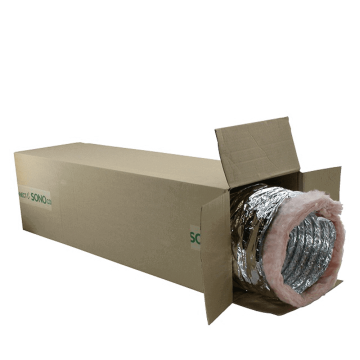 Sonoconnect 10m flexibler Aluschlauch schalldicht, 152mm